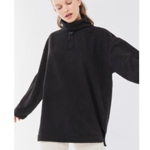 Urban‎ Outfitters Fleece Toggle Cowl Neck Pullover | Small